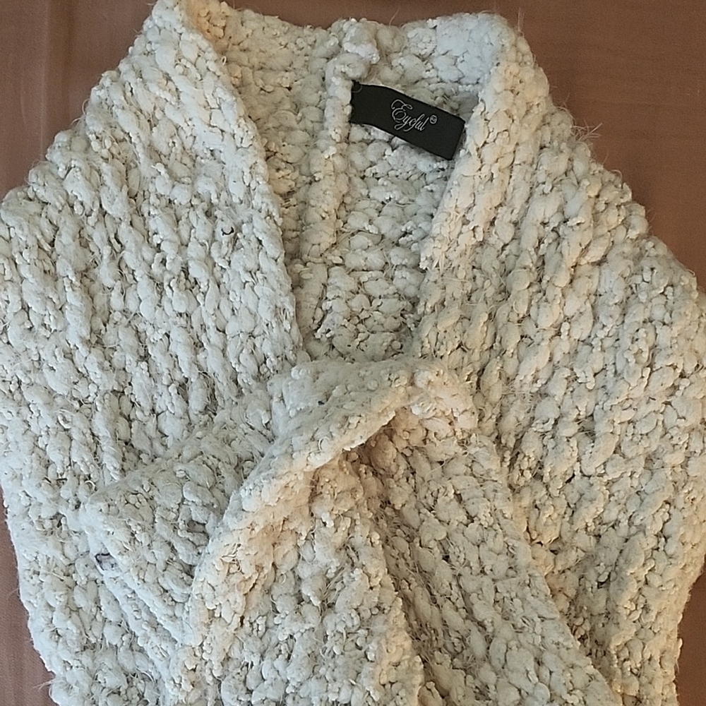 Cozy Cream Infinity Scarf